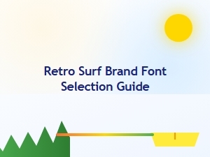 Retro Surf Brand Font Selection Guide